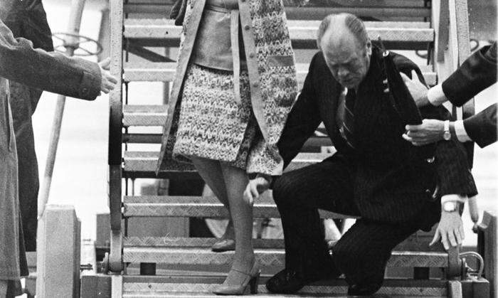 Gerald Ford stolperte in Salzburg 
