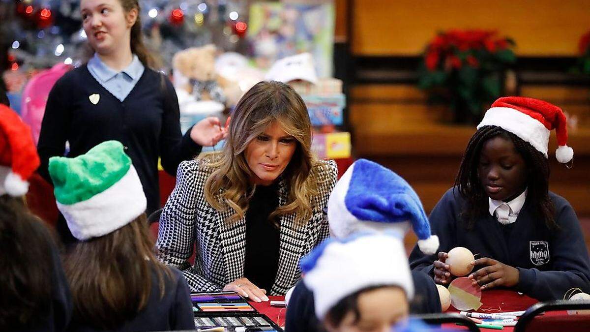 Melania Trump in Weihnachts-Vorbereitung