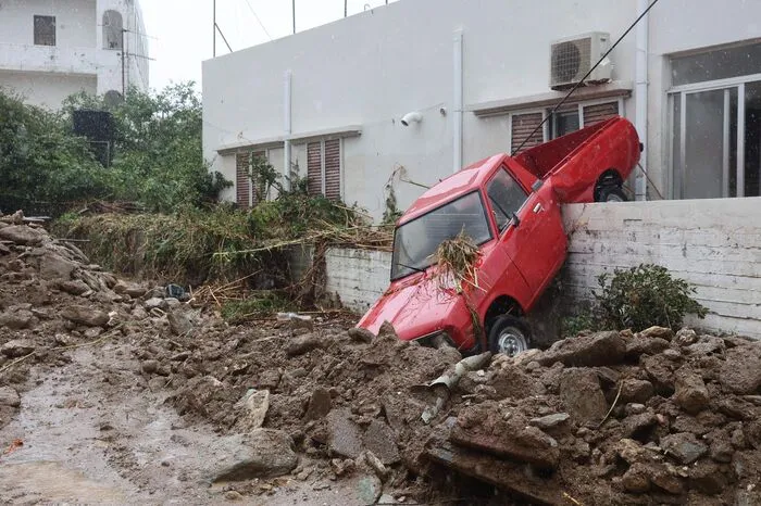 Auf Kreta war vor allem die Region um die Hafenstadt Heraklion stark betroffen. 