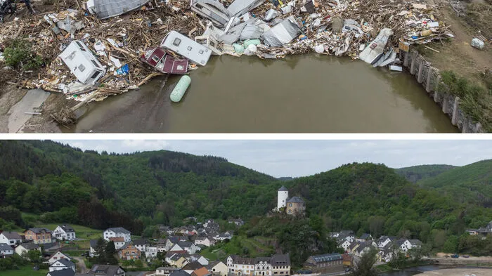 Es war nichts mehr wie es vorher gewesen war: Deutschland erinnert sich der verheerenden Hochwasserkatastrophe in der Nacht zum 15. Juli 2021.
