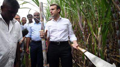 Emmanuel Macron im Wahlkampf auch in Übersee: Im März auf der Insel La Reunion