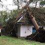 Bäume stürzten auf Häuser, Dächer wurden durch den Sturm abgedeckt
