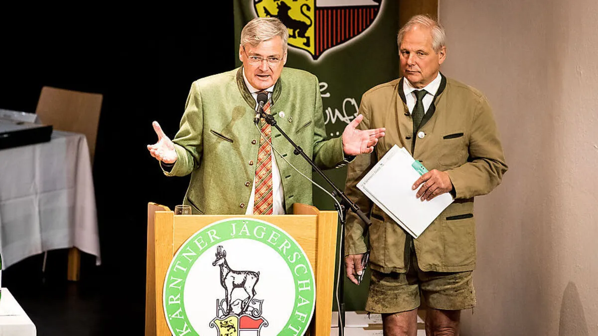 Walter Brunner wurde beim Landesjägertag 2019 in Völkermarkt zum Landesjägermeister gewählt