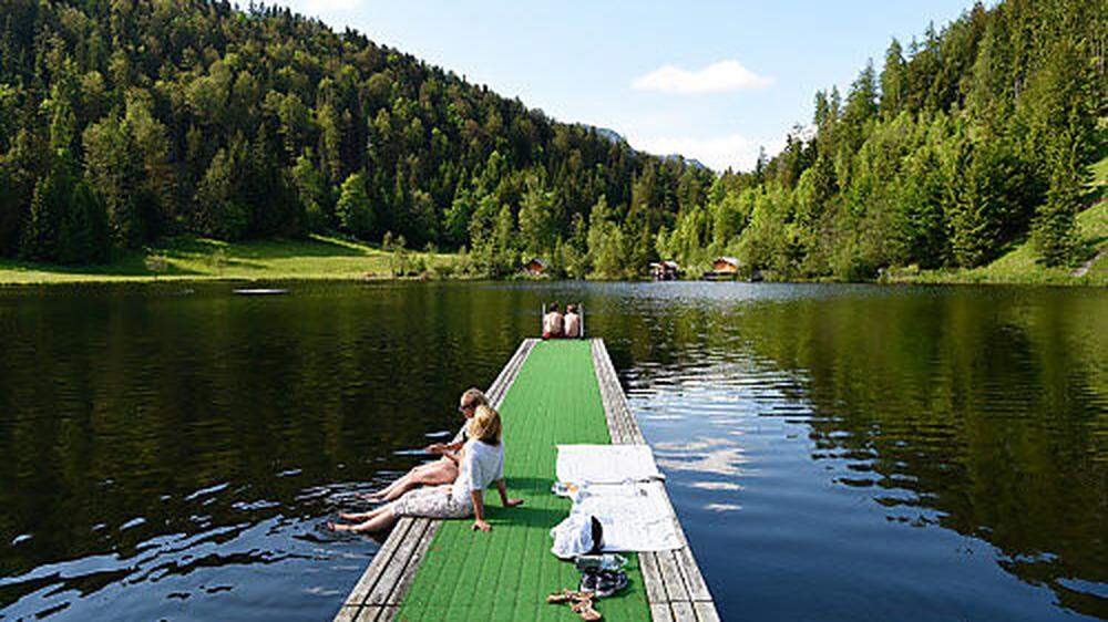 Der idyllische Moorsee - und einzige See im Gemeindegebiet von Bad Aussee - bleibt für Gäste heuer geschlossen