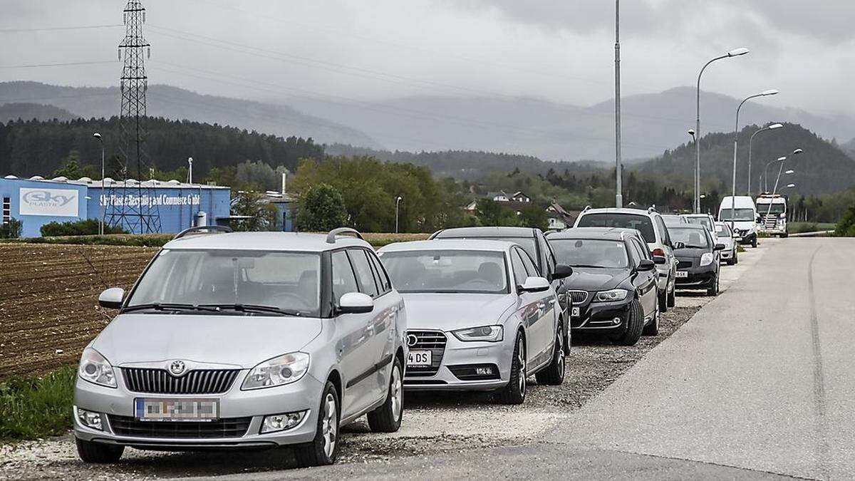 Auch Pendler parken gerne im Industriepark