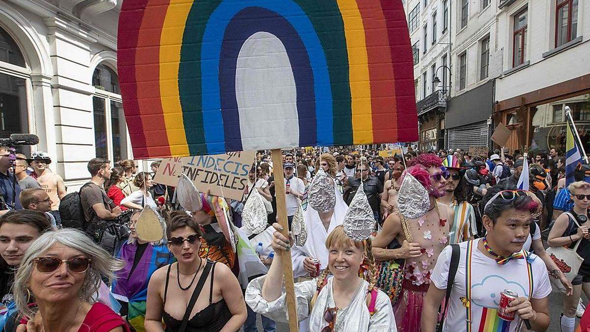 LGBTQ-Parade in Brüssel (im Mai 2023)