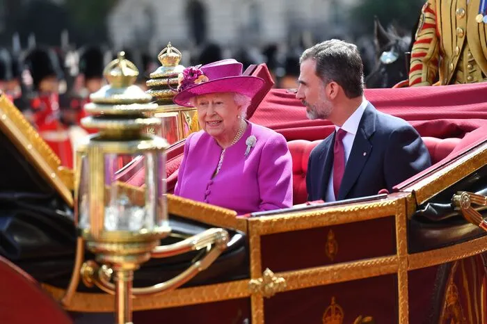 Das Treffen am Mittwoch war der erste Staatsbesuch eines spanischen Monarchen in Großbritannien seit 1986.