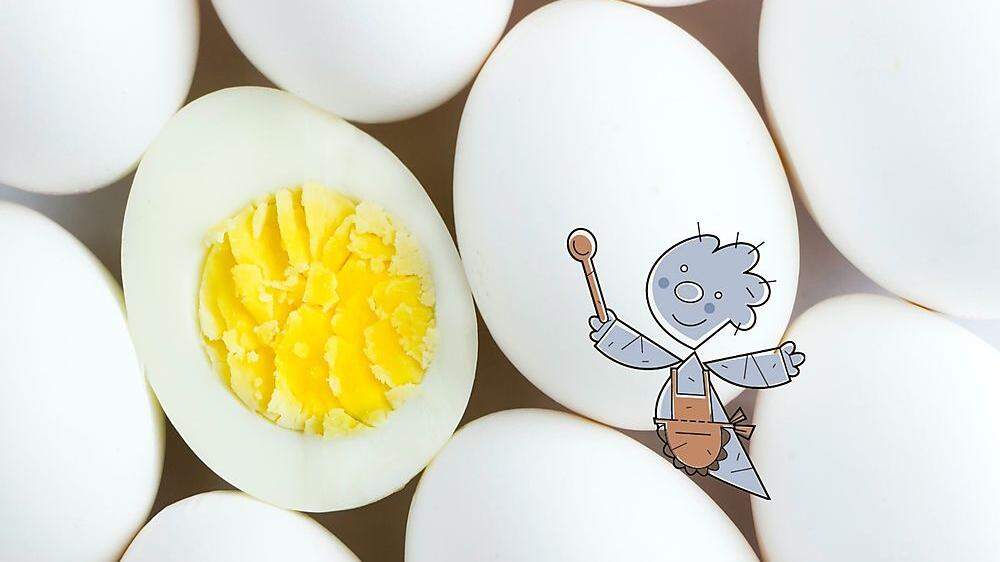 Gebackene Eier (Symbolbild)