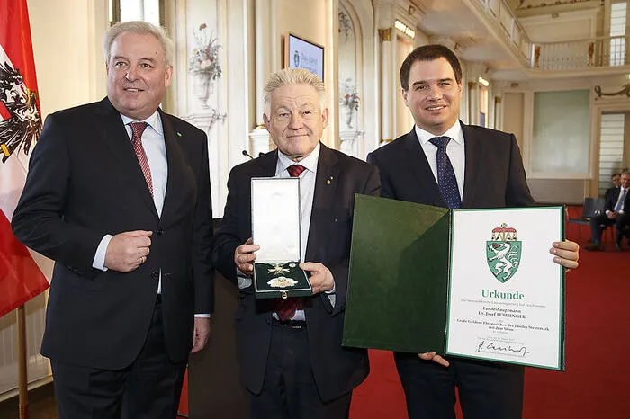 Josef Pühringer und die Steiermark verbindet unter anderem der gut ausgebaute Bosruck-Tunnel aber auch das gemeinsame Bemühen um Arbeitsplätze bei der Voest.