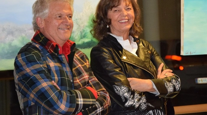 Die Bezirksstelle des Roten Kreuzes St. Veit mit Leiter Herbert Sager und Geschäftsführer Heinz Gritzner lud am Freitag zur Vernissage mit dem Thema „Horizont und Nest“.