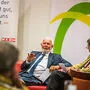 Ernst Ulrich von Weizsäcker beim Sommergespräch des Ökosozialen Forum Kärnten mit Präsident Walfried Wutscher 