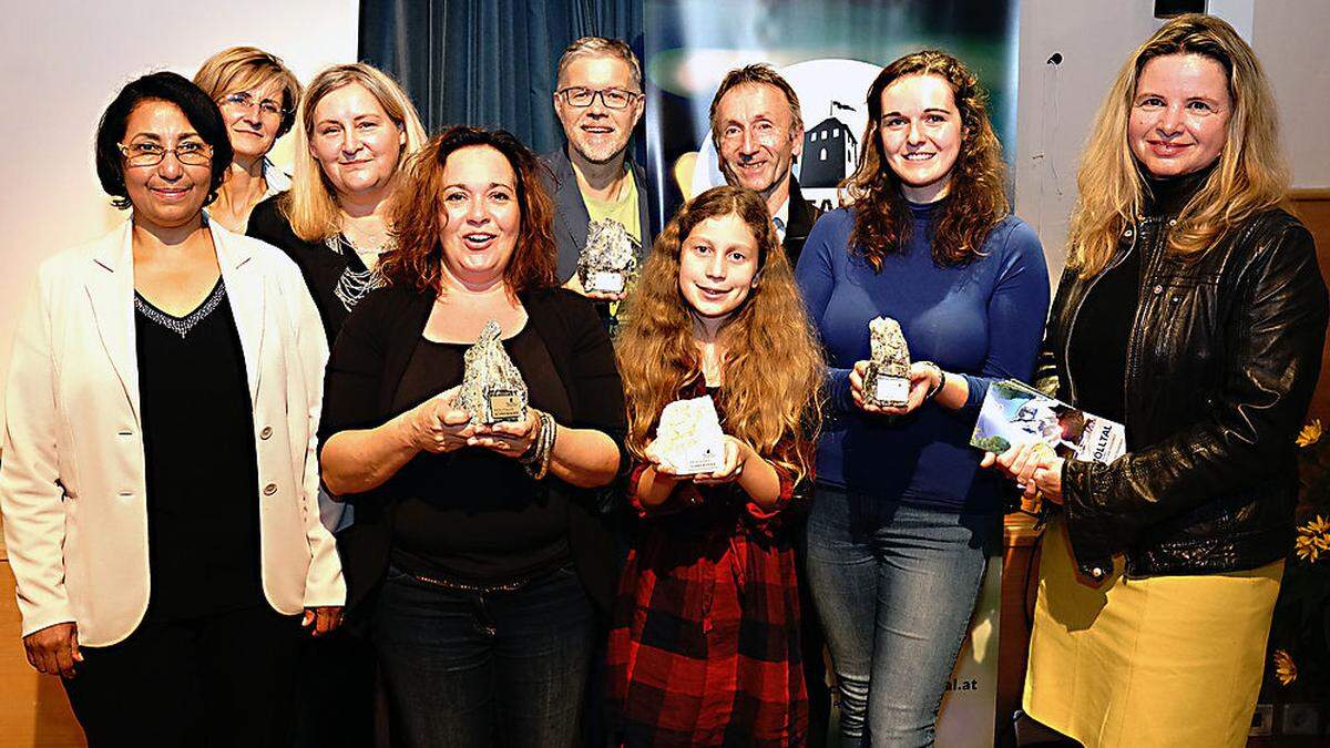 Yannin Espinoza-Zwischenberger, Barbara Steiner, Melitta Fitzer, Katharina Springer, Gerhard Benigni, Katharina Galler, Gustav Tengg, Anna Fercher und Sabine Seidler