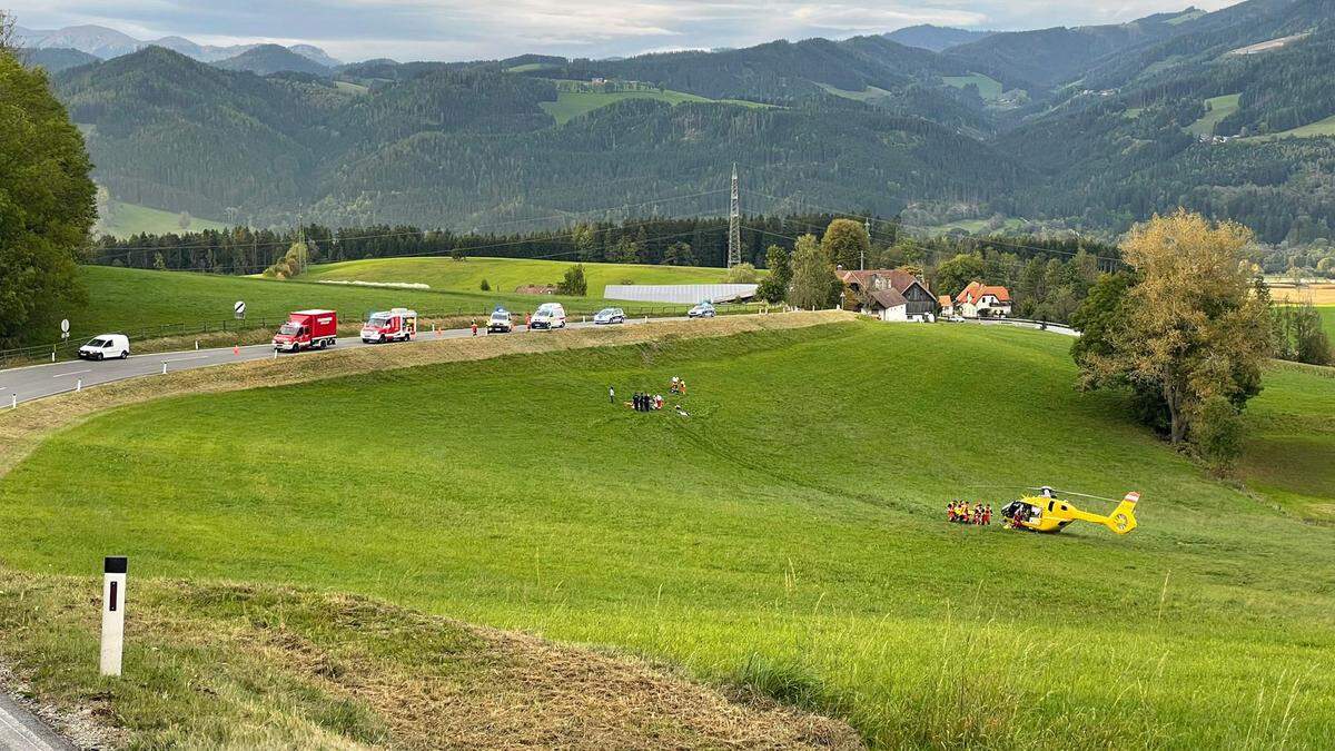 Der erste (Bild) und auch der dritte Einsatz fanden auf der B 72, der Alplstraße, statt