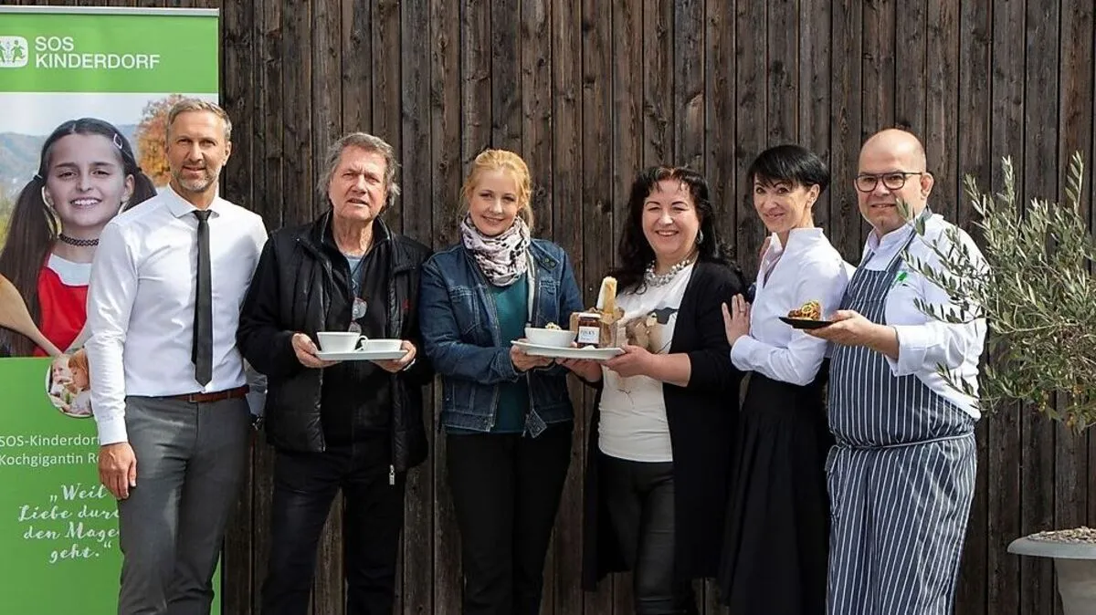 Mario Haberl, Carl Peyer, Iva Schell, Renate Zierler, Bettina Fink-Haberl und Hans Peter Fink