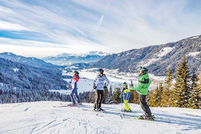 Am Weissensee warten Traum-Pisten und ein Traum-Ausblick