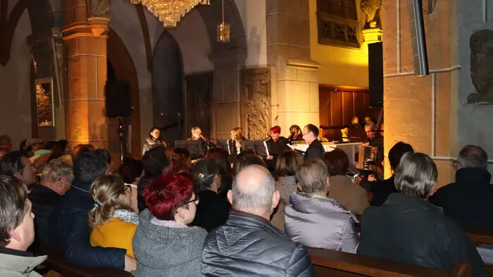 Fast bis auf den letzten Platz gefüllt war die Markuskirche beim Konzert am Abend.