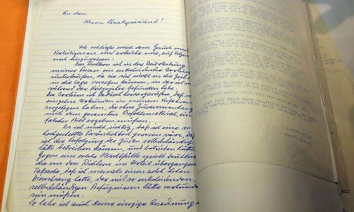 Eichmanns handschriftliches Gnadengesuch