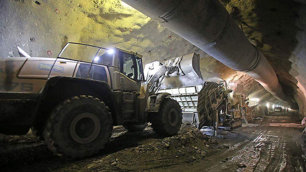 In der Tunnelkette Granitztal sind derzeit rund 300 Mitarbeiter beschäftigt