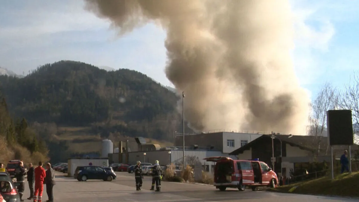 Der Großbrand in Altenmarkt bei St. Gallen wütete mehrere Tage