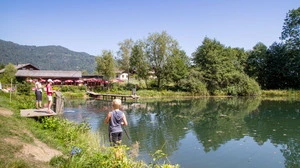 Die Forellenstation ist im Sommer gut besucht