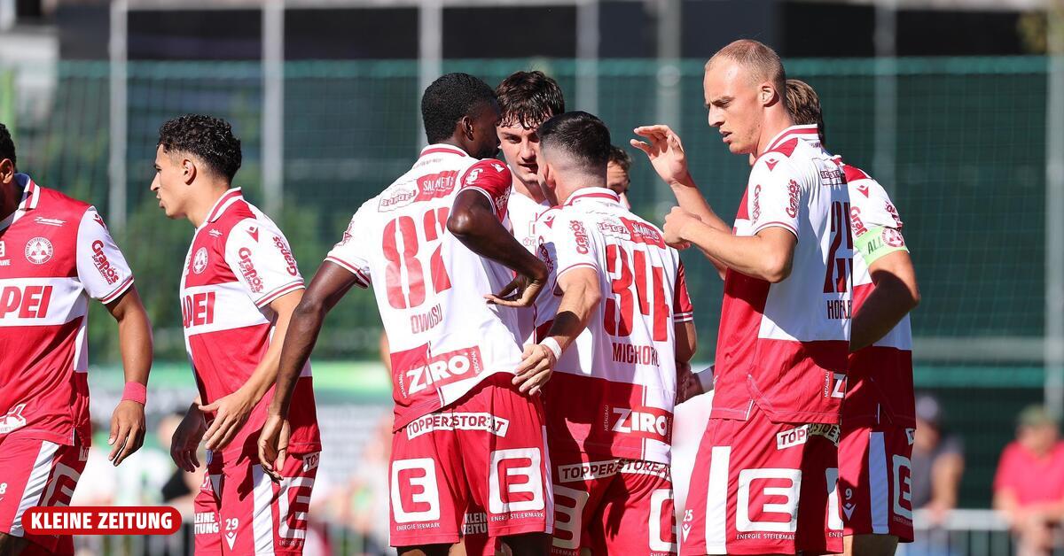 2:0-Sieg gegen Kitzbühel – der GAK steht im ÖFB-Cup-Achtelfinale | Kleine Zeitung