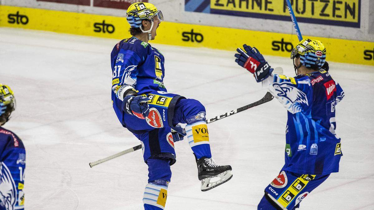 Marco Richter traf zum 2:0, danach wurde es ungemütlich, ging aber gut aus für den VSV