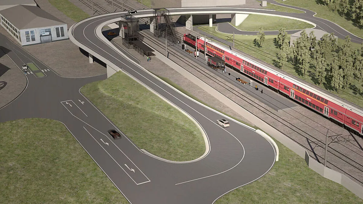 So wird der neue Bahnhof aussehen