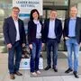 Walter Patterer (Wifi Lienz), Michaela Putzhuber, Reinhard Lobenwein und Klaus Oberegger, Direktor der FBS Lienz
