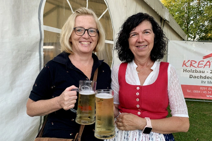Beim großen zwei Tagesfest im Schlossbadareal...