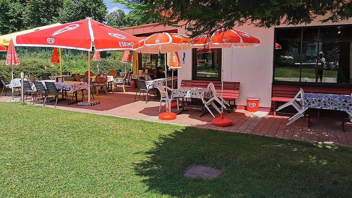 Nominiert ist auch der Gastgarten des Bad-Cafés im Freibad der Marktgemeinde Reichenfels