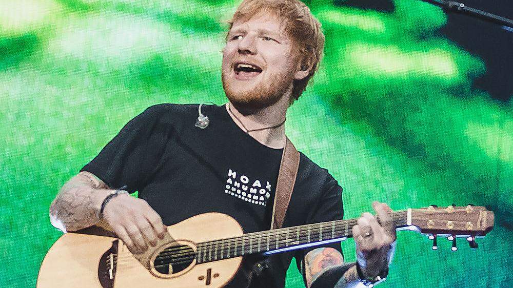 Ed Sheeran bei seinem Konzert in Klagenfurt