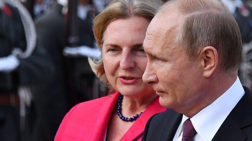 Karin Kneissl und Putin
