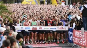 GRAZ,AUSTRIA,13.OCT.24 - RUNNING - Graz Marathon. Image shows the participant Photo: GEPA pictures/ Wolfgang Grebien