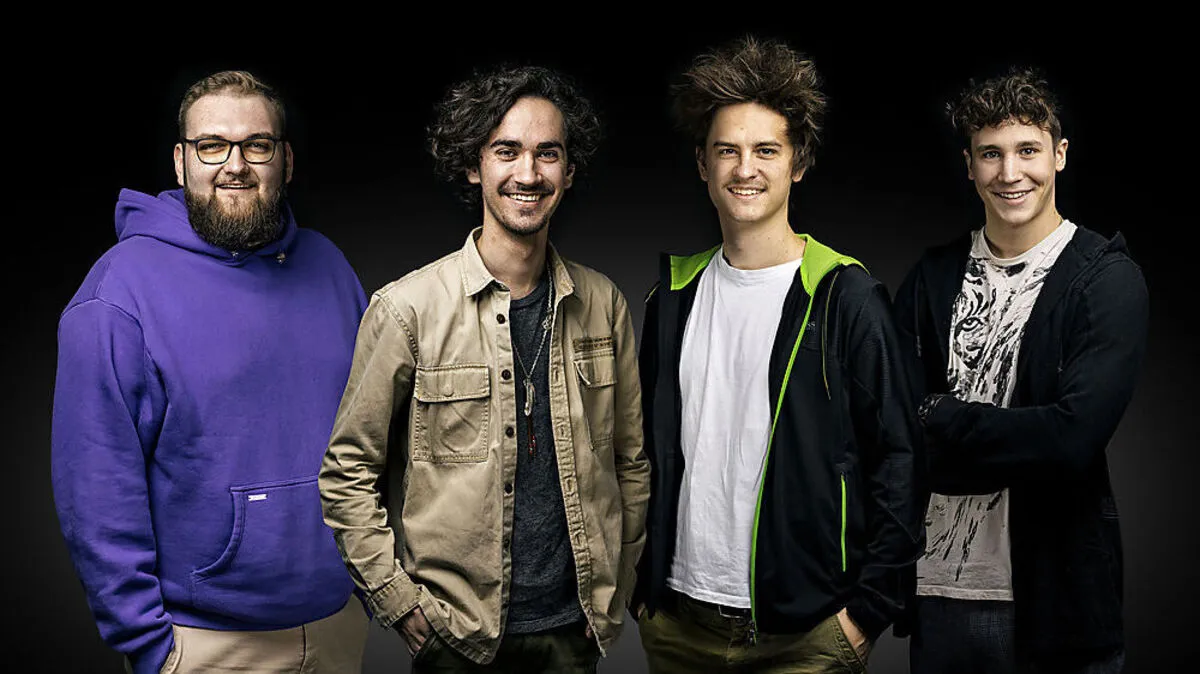 Egon Marbler, Florian Trummer, Martin Maitz und Claus Konrad sind das Cradle Collective