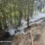 Einen Monat nach Ostern begannen Reste eines Osterhaufens in St. Andrä im Lavanttal zu brennen und lösten einen Waldbrand aus