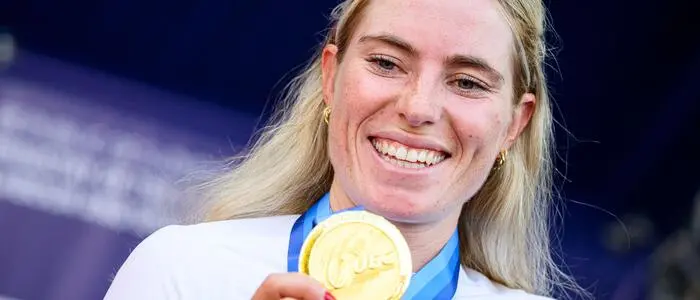 Demi Vollering kürte ihre Saison mit EM-Gold