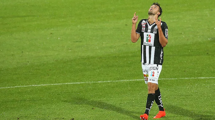 Philipp Prosenik traf gegen Rapid erstmals für den WAC