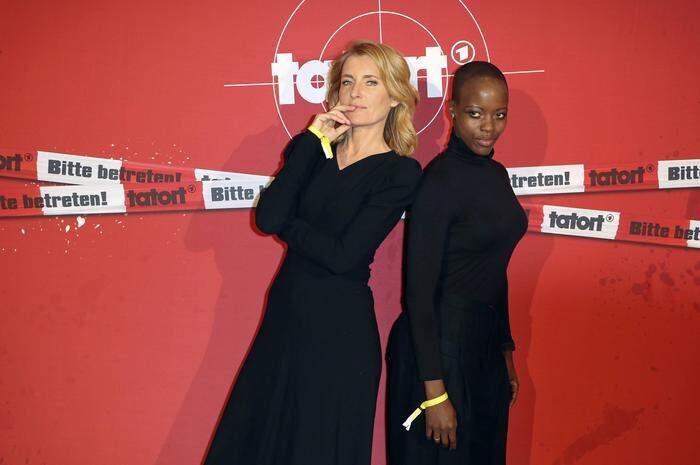 Maria Furtwängler und Florence Kasumba bei der Preview des ARD-Krimis „Tatort – Das verschwundene Kind 2019“