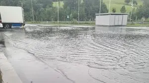 Mehr als 60 Liter pro Quadratmeter in der Stunde regnete es punktuell in Schäffern