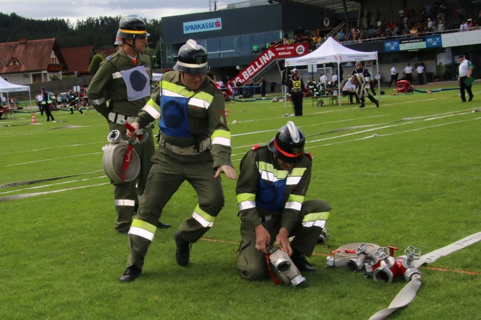 Gruppe der FF Södingberg beim Bewerb