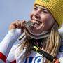 Liensberger gewinnt in Cortina Bronze im Riesentorlauf