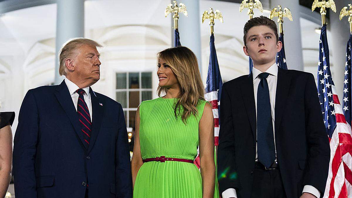 Barron Trump, Donald Trump, Melania Trump