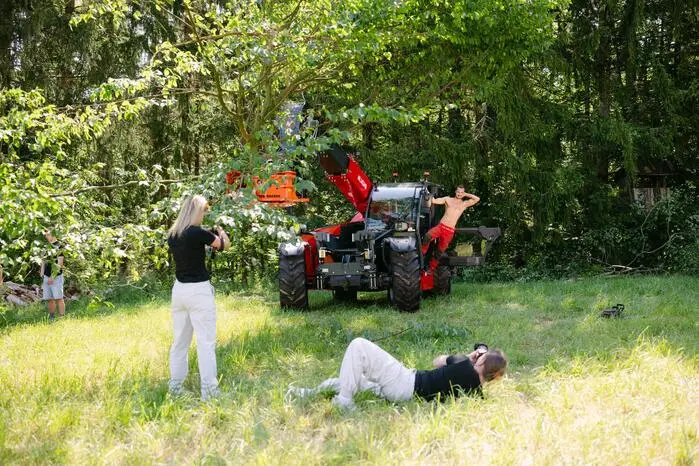 Auch der Weststeirer Lukas Reinisch aus Bad Schwanberg betätigte sich als Model.