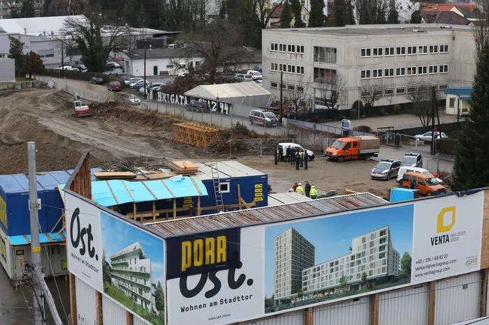 Die Bombe hatte ungefähr jenes Gewicht wie der Sprengkörper, der 2011 am Grazer Hauptbahnhof gefunden und gesprengt wurde.