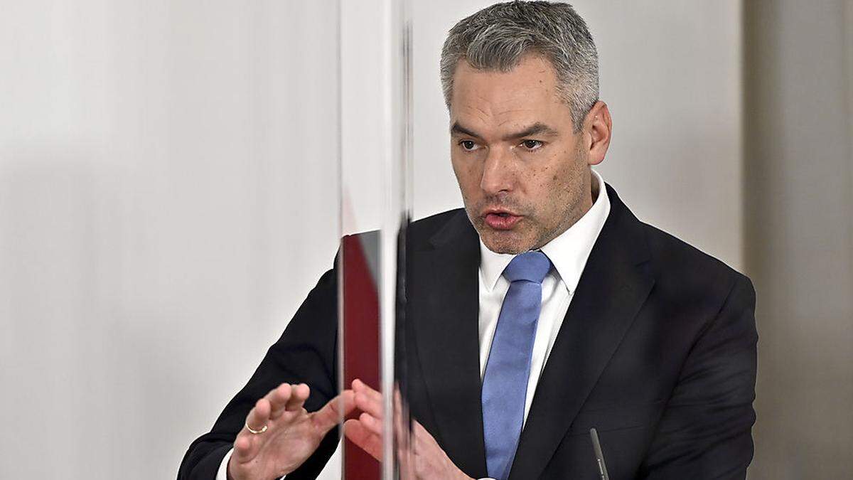 Muss aufräumen im Innenministerium: ÖVP-Minister Karl Nehammer