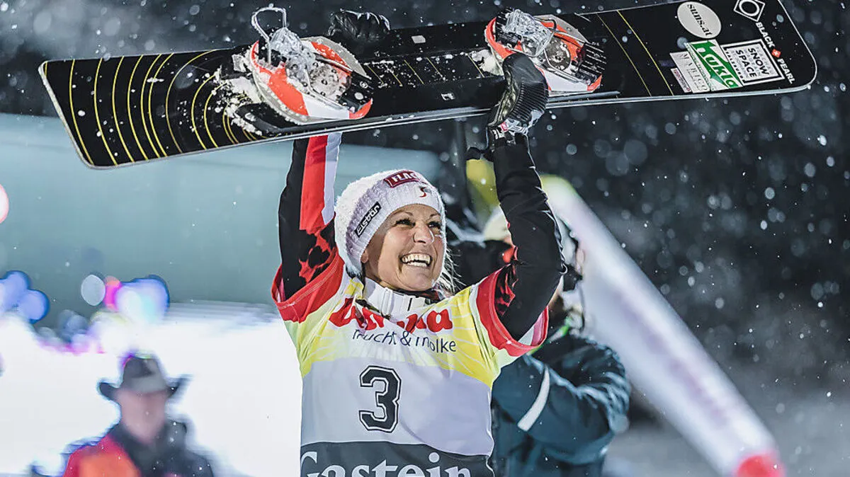 Riegler strahlte nach ihrem Sieg übers ganze Gesicht