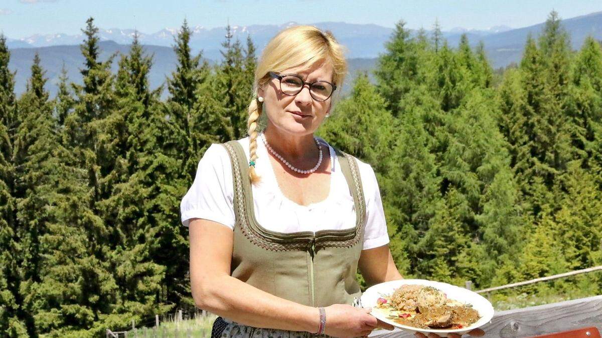 Ela Gigler ist die neue Hüttenwirtin auf der Saualpe