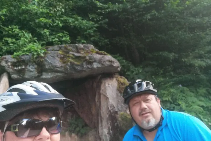 Gemeinsam mit Gattin Sonja hat er am Sonntag, 27. Juni, einen Radausflug über die Stubenbergklamm bis zum Stubensee gemacht