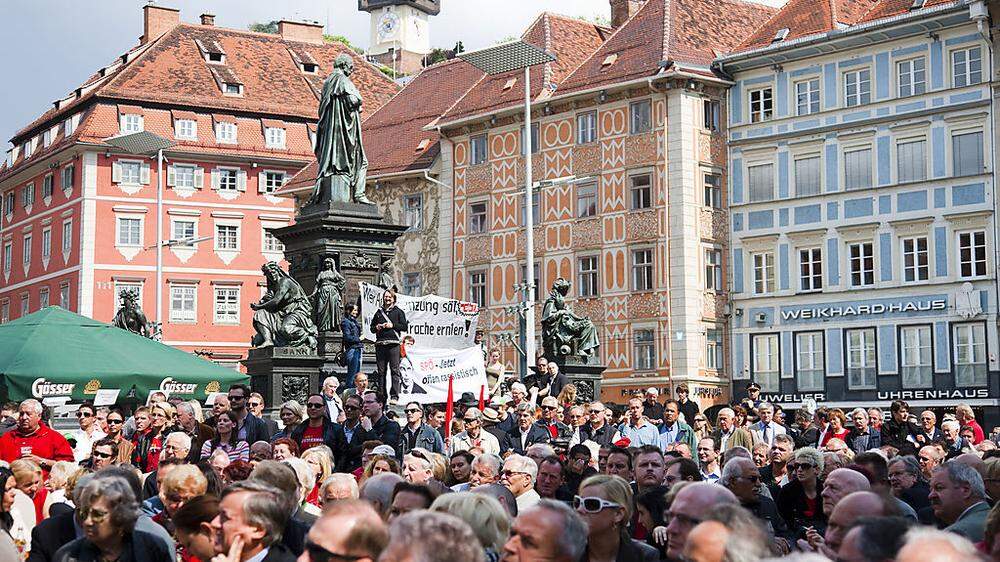 Heuer wird die SPÖ wieder ihre Mai-Feier auf dem Hauptplatz abhalten