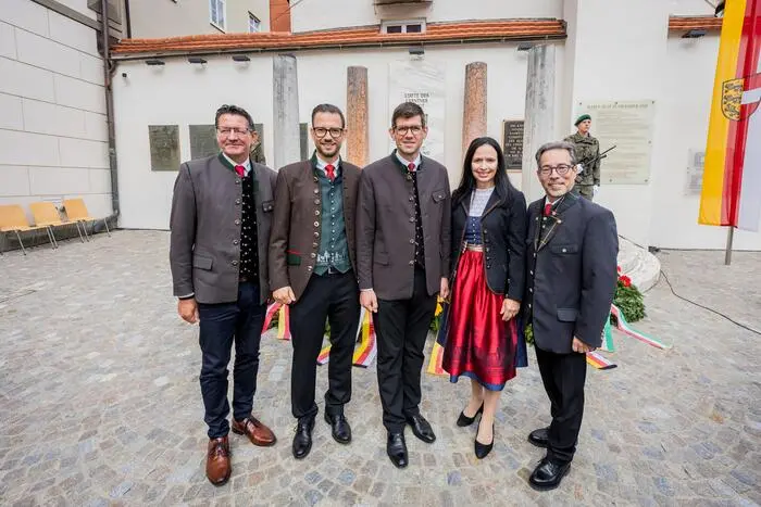Tag der Kärntner Volksabstimmung Festakt im Landhaushof Klagenfurt zum 10. Oktober bei der Stätte der Kärntner Einheit